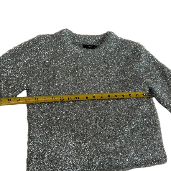 Mango Women's Crewneck Lurex Sweater Size Small - Picture 7 of 17